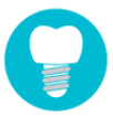 Dental implant icon